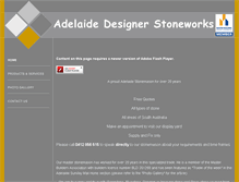 Tablet Screenshot of adelaidedesignerstoneworks.com